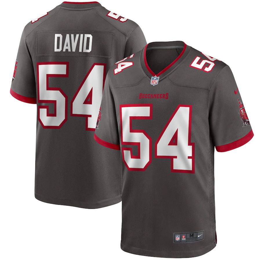 Men Tampa Bay Buccaneers #54 Lavonte David Nike Grey Player Game NFL Jersey